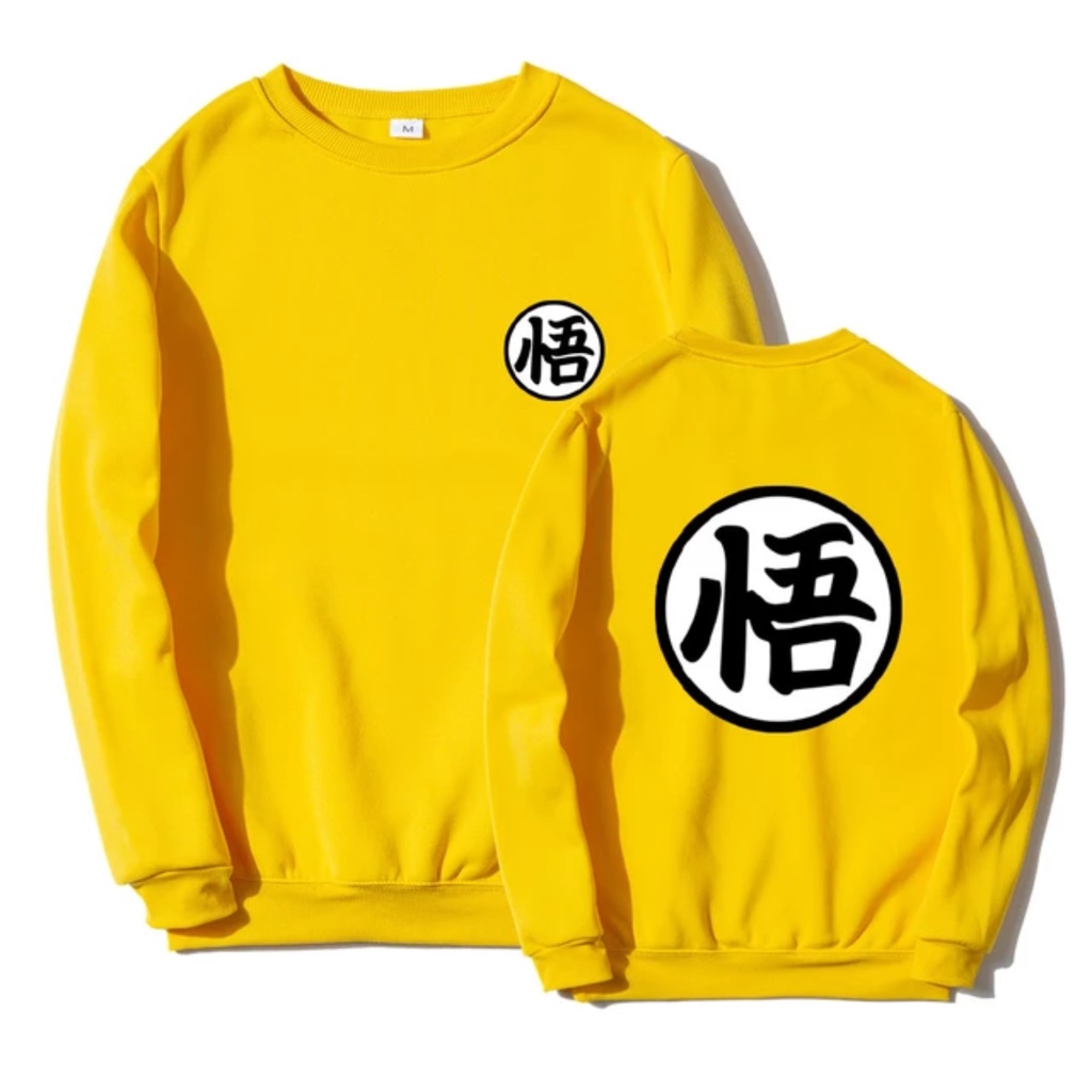 DRAGON BALL Basic Sweater II BDRAGON BALL Sweater Crewneck II Sweatshirt SIZE M - XL ( Pria &amp; Wanita / Anak &amp; Dewasa )