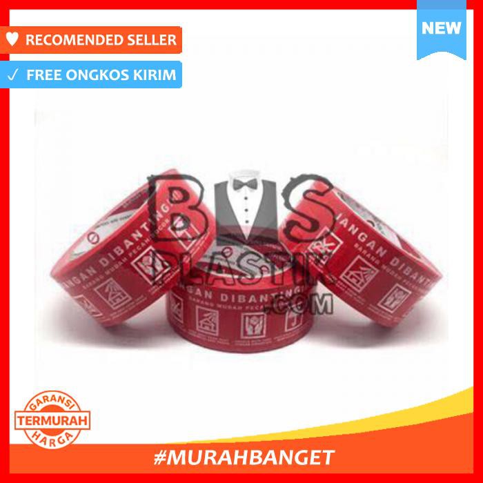 

Lakban Daimaru Fragile Merah Jangan Dibanting Murah 1 Roll - Selotip & Double Tape