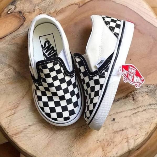 TERLARIS BRANDS FESTIVAL sepatu anak bayi balita laki laki dan perempuan vans motif catur kotak kota
