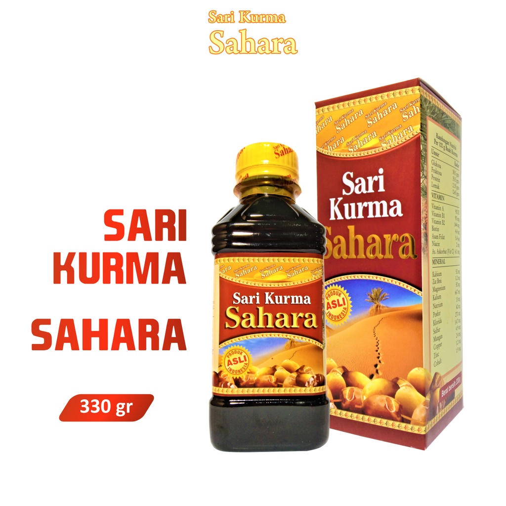Sari Kurma Sahara Original Asli 330 gram Untuk Menjaga Kesehatan