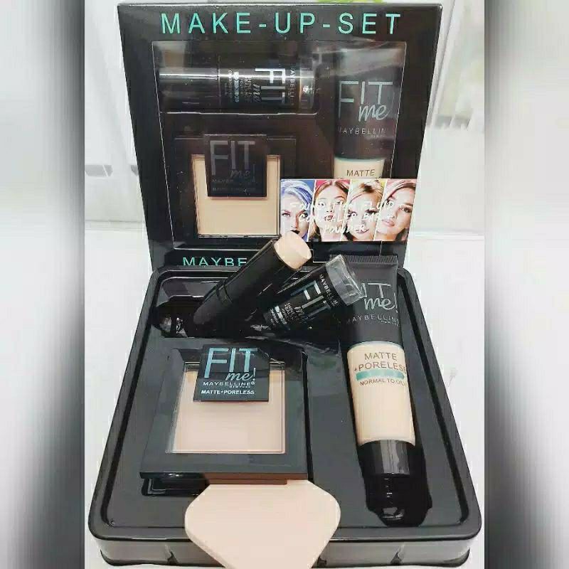 Paket Make Up Set Fit Me Lengkap / Paket Kosmetik / Make Up Lengkap / Fit Me / Paket Kecantikan / Kosmerik / Kecantikan / Paket Maybelline