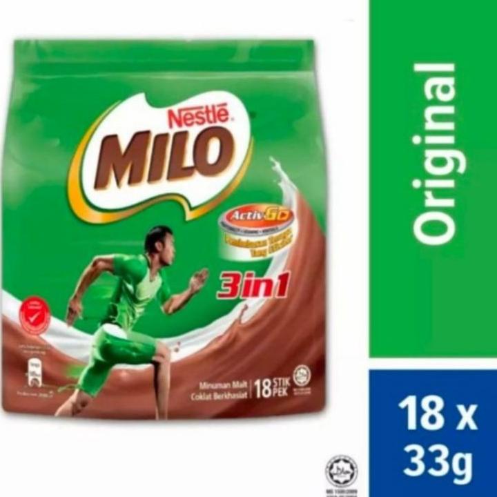 

[KODE PRODUK ZJZE84367] Milo Malaysia 3 in1 isi 18 Stick / Sachet