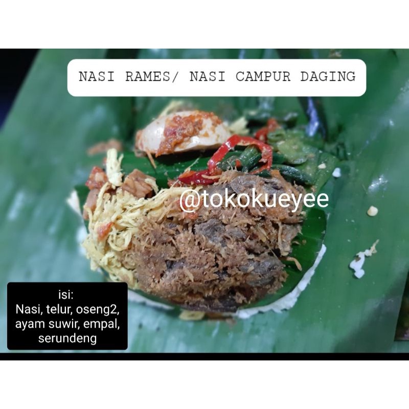 

NASI RAMES / NASI CAMPUR DAGING