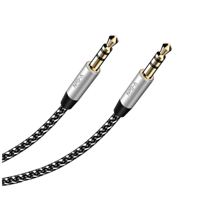 Kabel Audio AUX V-GeN CA1-02 Cable 3.5mm Male to Male Kabel 1 Meter