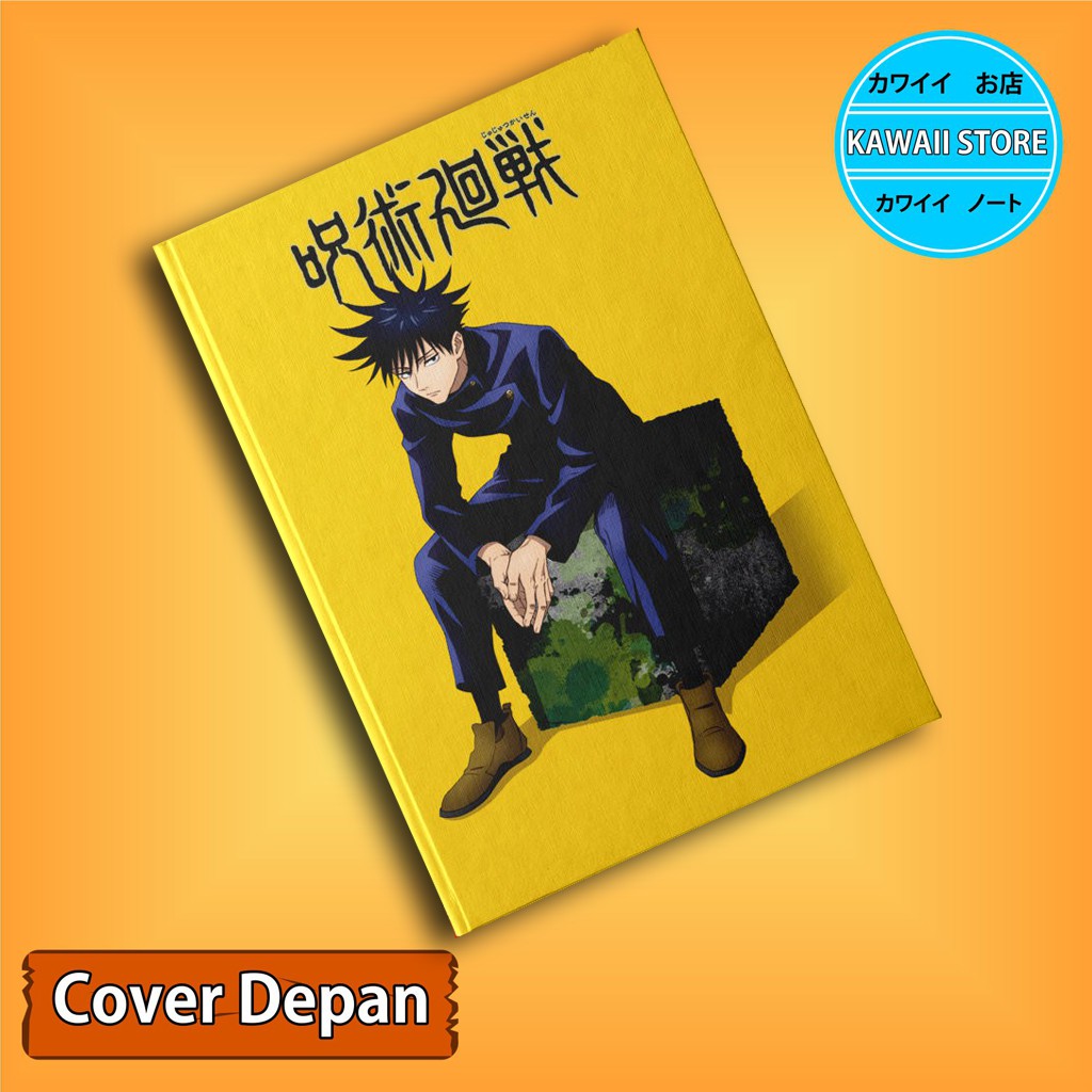 

Notebook / Pocket book Hard Cover Anime Jujutsu Kaisen MEGUMI FUSHIGURO uk A5 & A6 / Notes Book