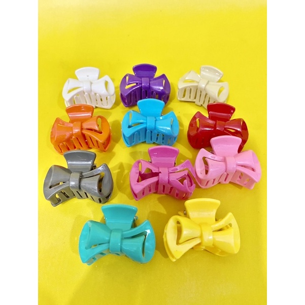 1 LUSIN ATAU 12 PCS JEDAI PITA KECIL / Jepitan Pita Kecil / Jepitan Korea Pita / Jepitan Poni / Jepitan Mini / Jepitan lucu anak