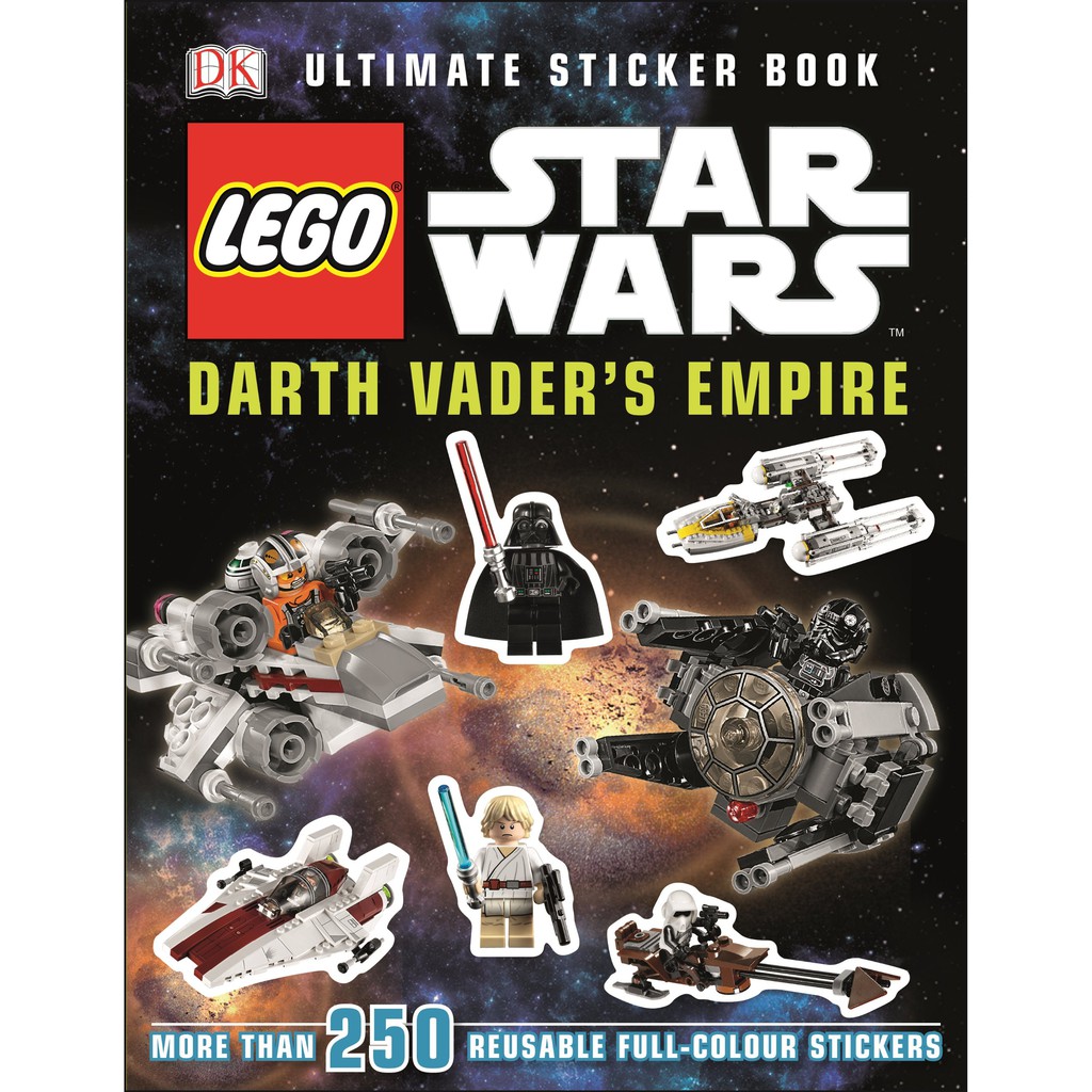 Buku Anak Import Lego Star Wars Darth Vader's Empire Ultimate Sticker Book by DK. Bahasa Inggris