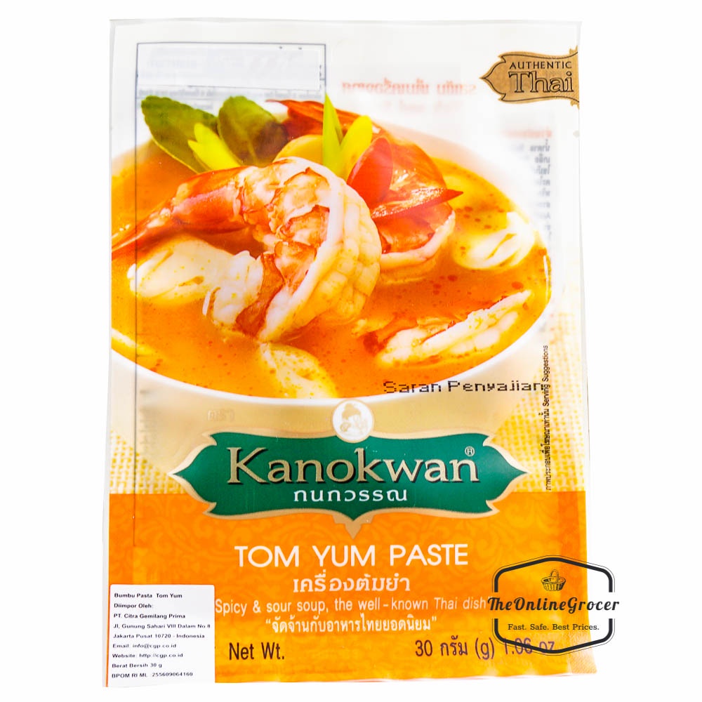 Kanokwan Tom Yum Paste 30gr - Bumbu Tom Yum Thailand