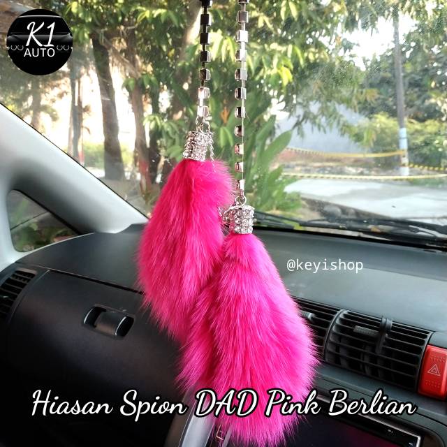 Hiasan Spion Gantungan Spion DAD Bulu