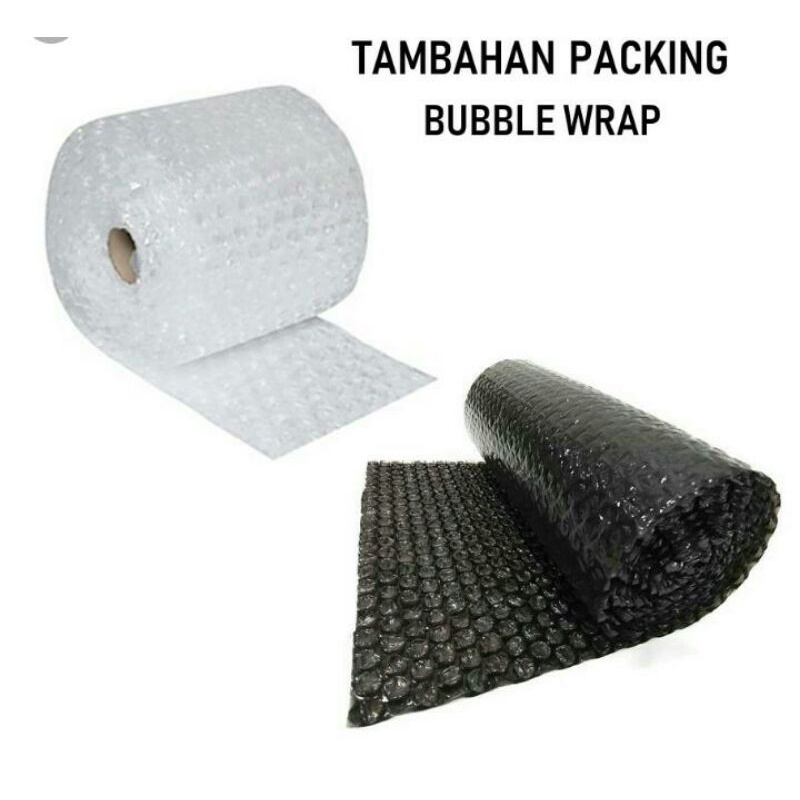 

Tambahan packing bubble wrap