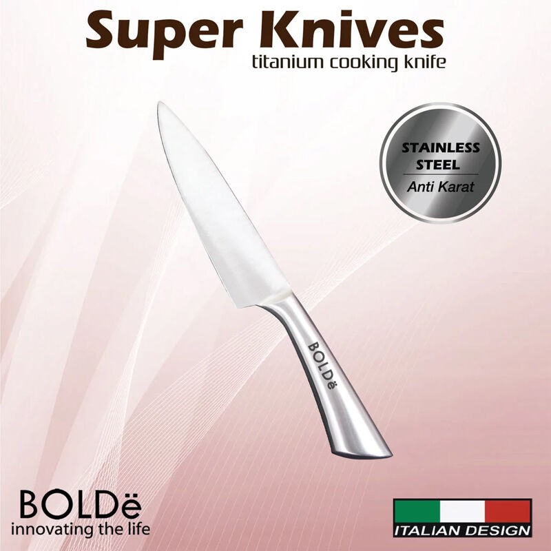 Pisau Dapur Super Knives Titanium Cooking Knife BOLDe