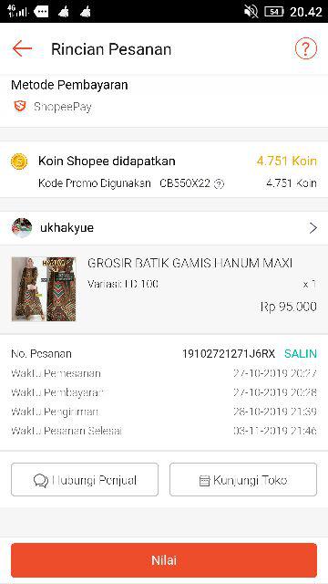 Grosir Batik Gamis Hanum Maxi