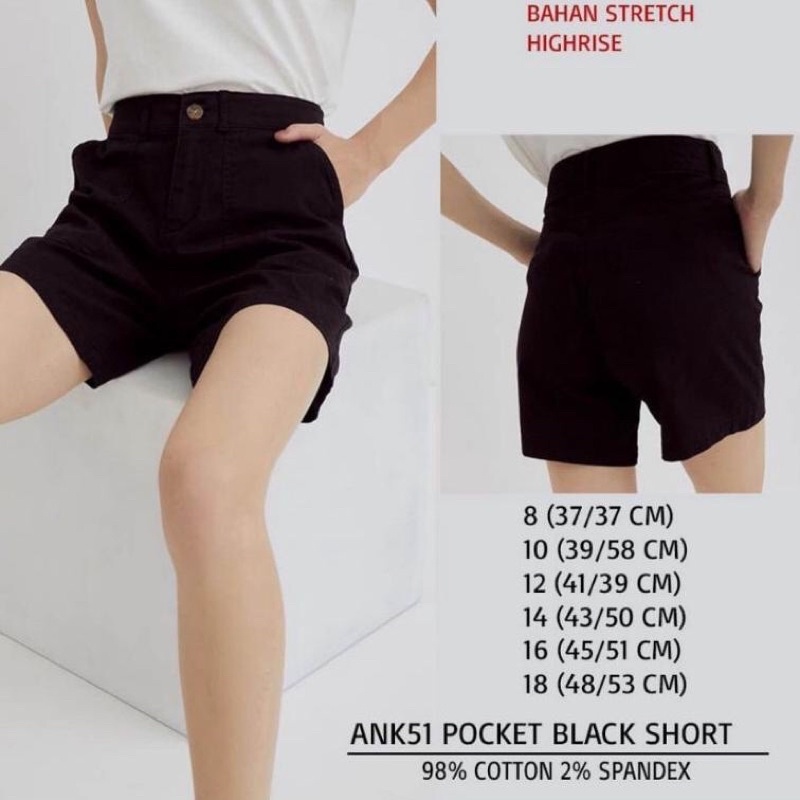 Celana Pendek wanita/Short Pants Anko Original(Sisa export)