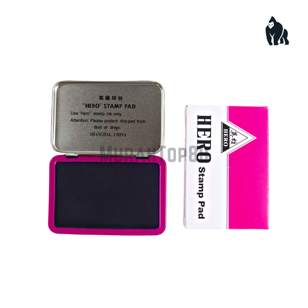 Jual Stamp Pad Hero E Kecil Bak Tempat Bantalan Stempel Tinta