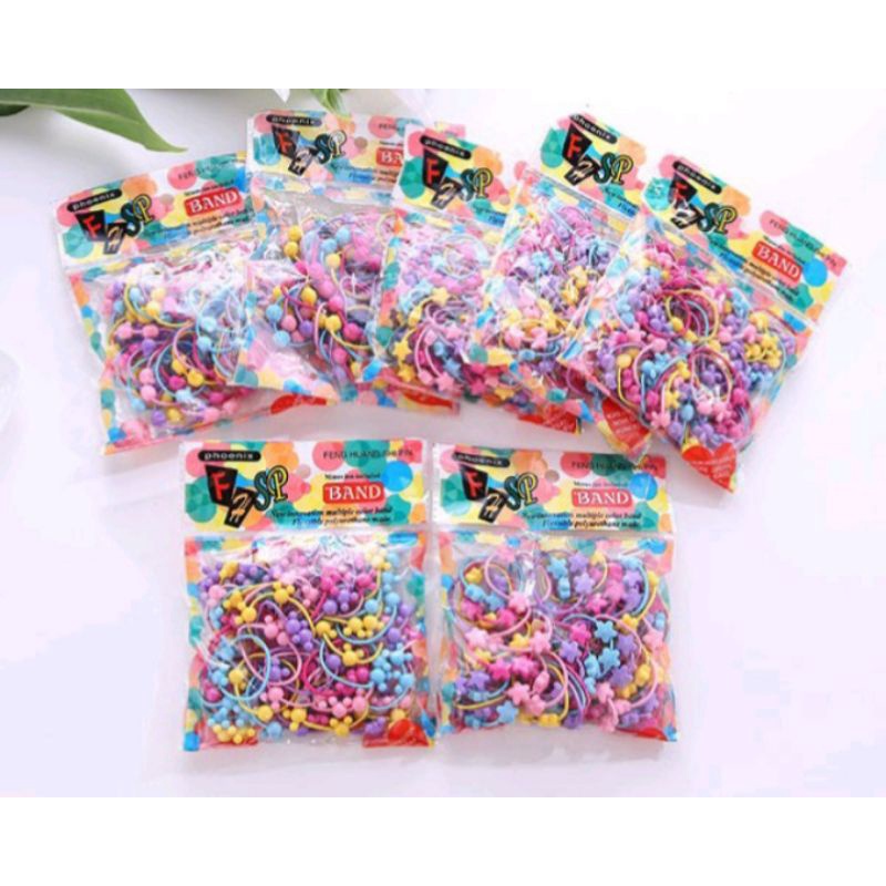 Ikat rambut anak lucu 25psc