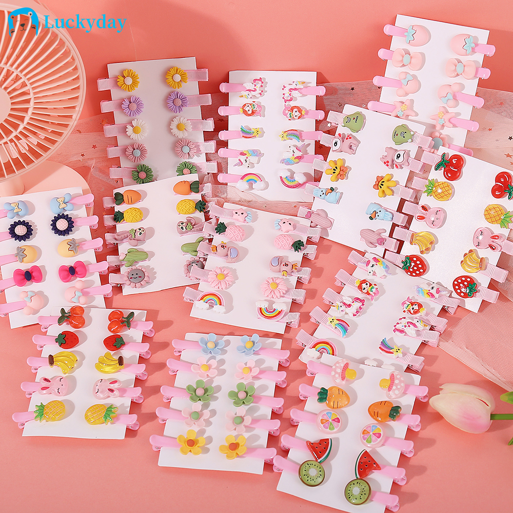 19Types Korea Kartun Jepit Rambut Set Fashion Anak Klip 19Types Korea Kartun Jepit Rambut Set Fashion Anak Klip