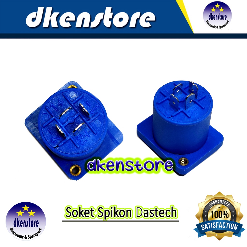 Soket Spikon Dastech DSC 008 spicon Speak On Socket Speaker Original