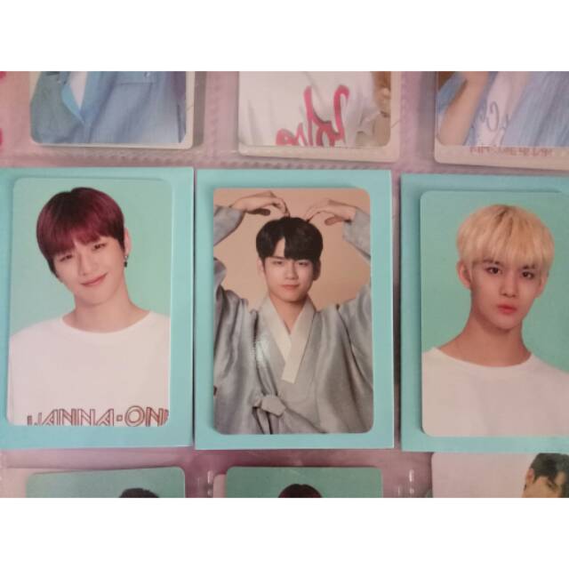 Wanna One winter store limited photocard Kang Daniel/Ong Seongwoo/Bae Jinyoung