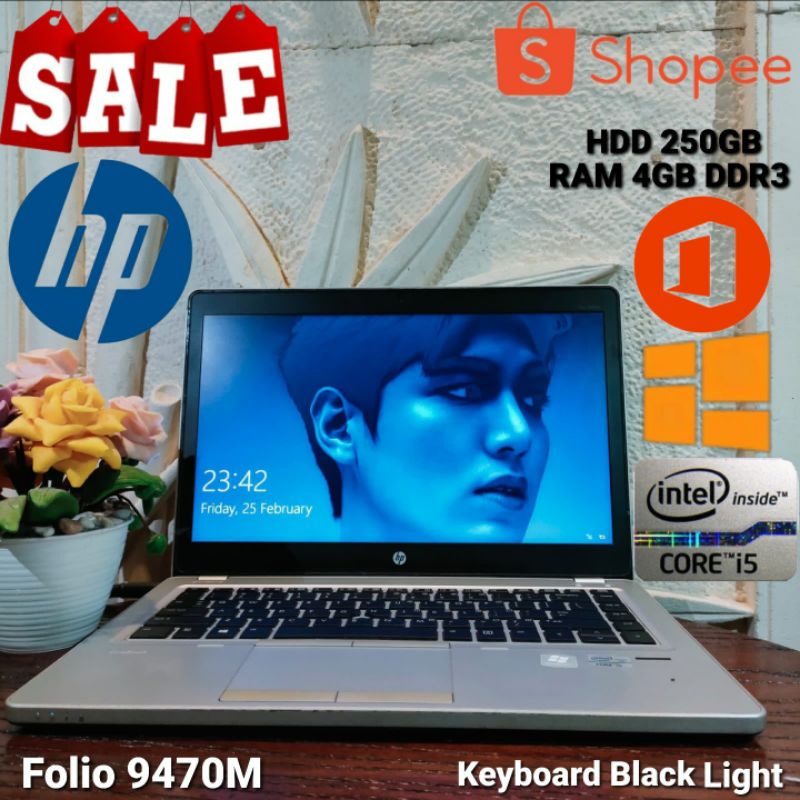 laptop hp elitebook 9470m core i5