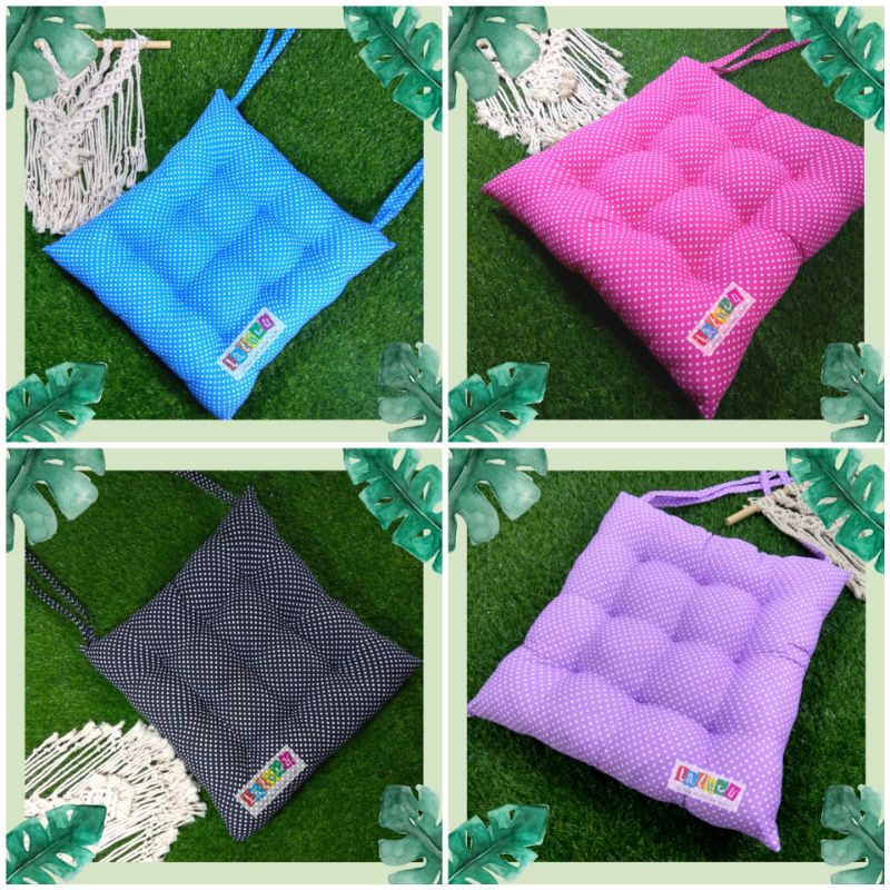 Bantal Duduk / Bantal Katun Polkadot / Bantal Silikon / Bantal Murah