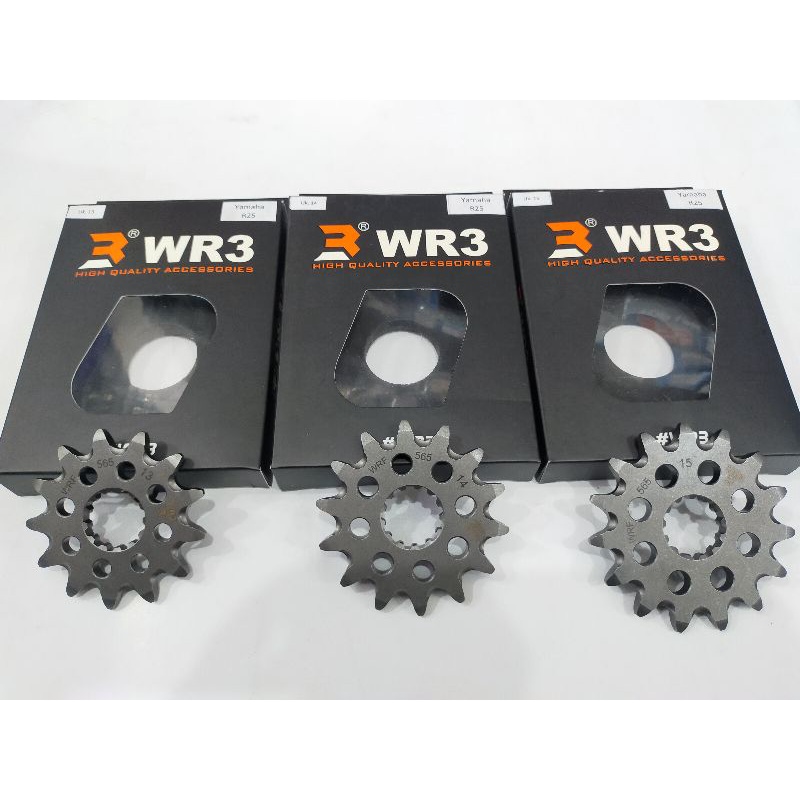 Gear Depan WR3 Untuk Motor Kawasaki ZX25r/Ninja 250 FI / Karbu / Z250 | Ninja 250 Series
