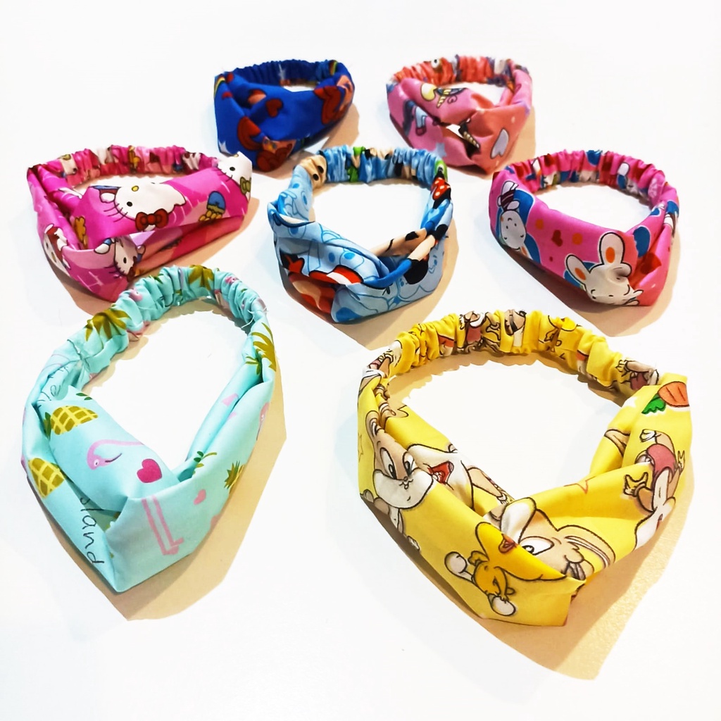 Bandana Simpul Fashion anak Bando Murah 3-10 tahun