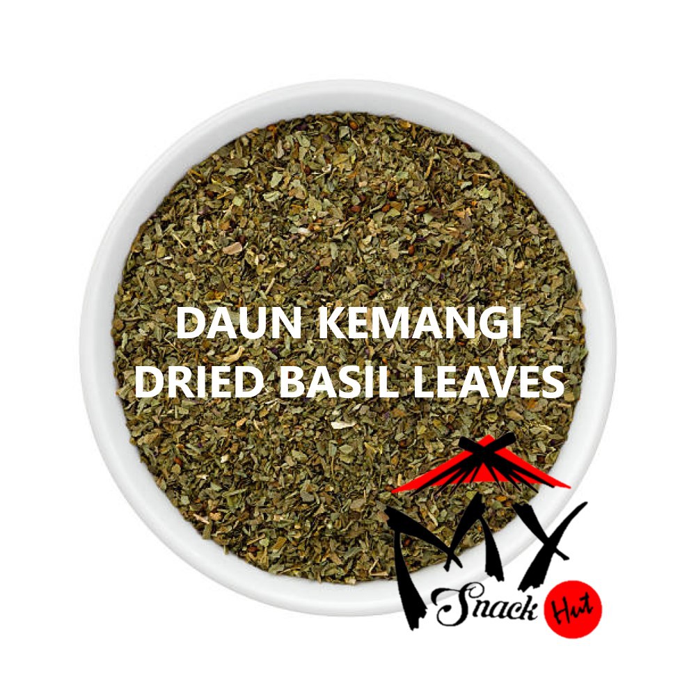 BASIL LEAVES 5GR - TURKEY DRIED DRY GREAT BASIL LEAF - REMPAH HERBS DAUN KEMANGI KERING IMPORT TURKI