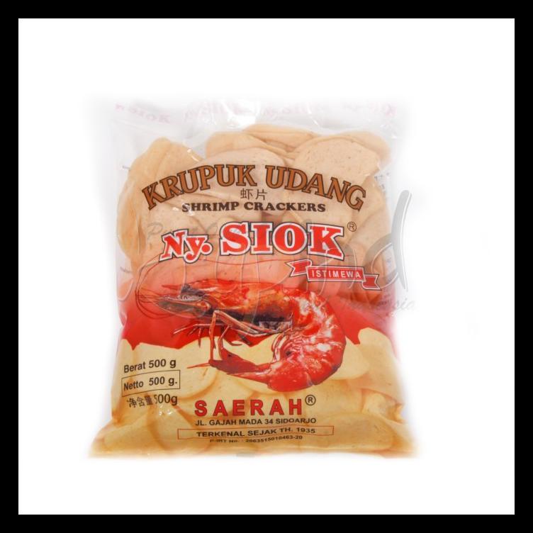 

KERUPUK - KRUPUK UDANG NY SIOK OVAL 500GR - KRUPIND BERKUALITAS