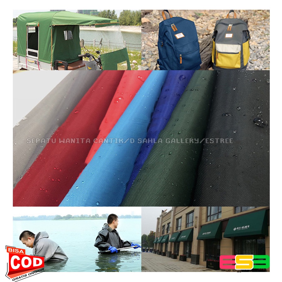 D300 Kain Dinir 300 Dinir D300 Dinier 300 Meteran Nylon Kain Bahan Tas Dan Tenda Waterproof Anti Air