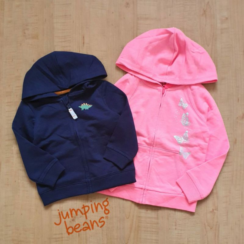 Jaket Anak Cardigan Sweater Hoodie Anak Laki-laki Jumping Beans
