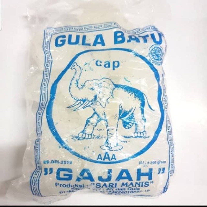 

Gula Batu Cap Gajah/ Gula batu putih