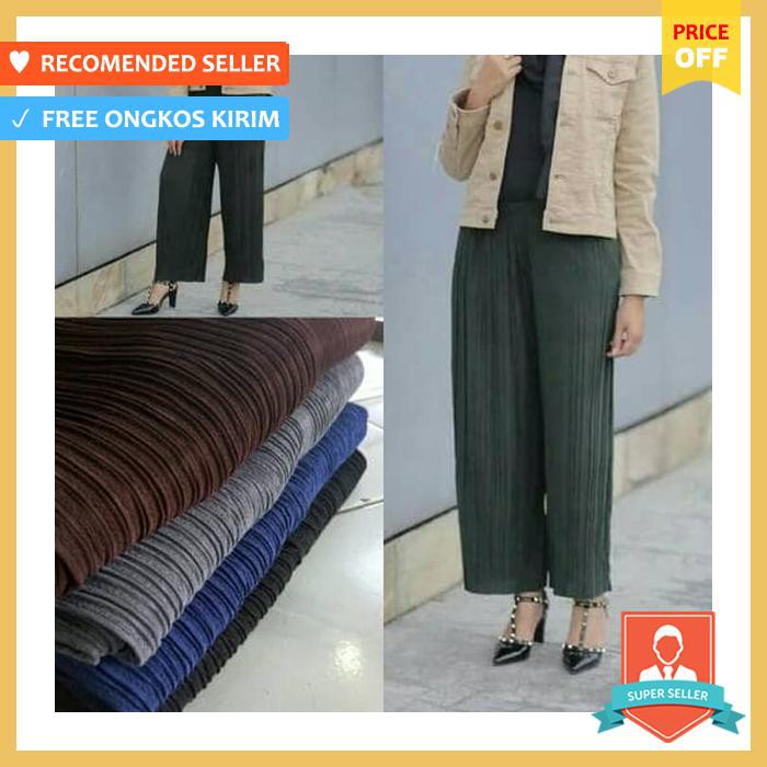 Celana Kulot Panjang Wanita Hitam
