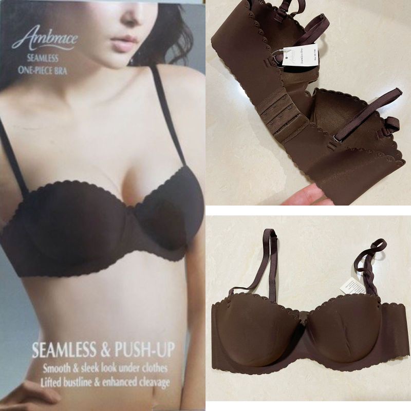 Ambrace Smooth brown bra