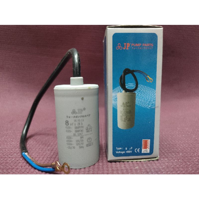 JP Kapasitor Bulat 8uf 450V Kapasitor Kabel 8uf 450V MURAH