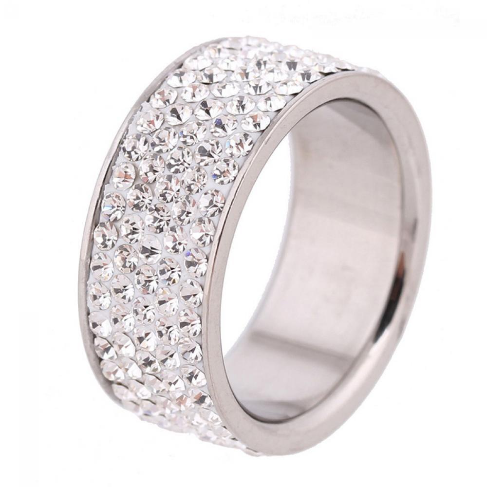 Top Band Cincin Fashion Hias Perhiasan Wanita/Pria Anti Karat