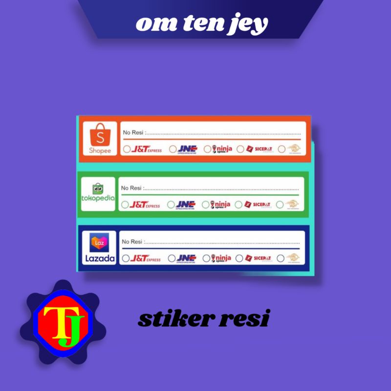 

STIKER RESI PENGIRIMAN SHOPEE STIKER LABEL PENGIRIMAN OLSHOP