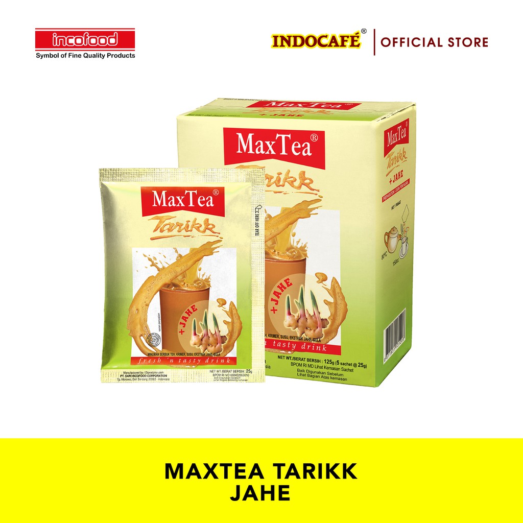 MaxTea Tarikk Jahe (5 sachet)