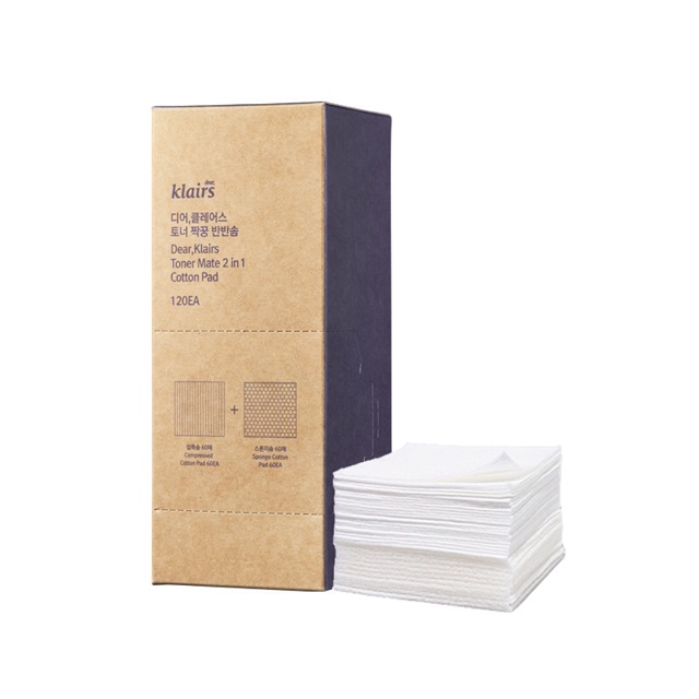 KLAIRS Toner Mate 2-in-1 Cotton Pad