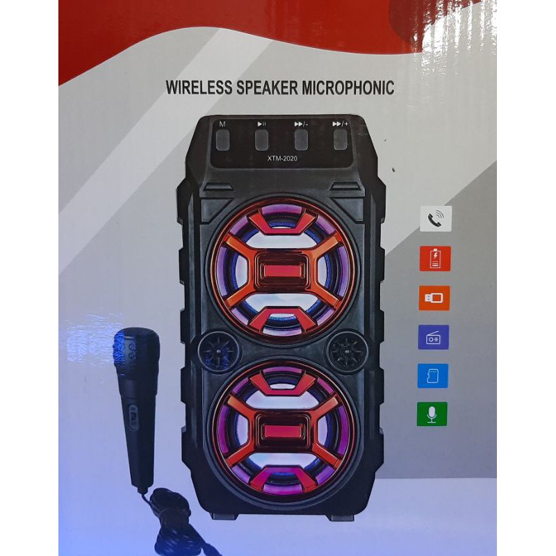MURAH.. XTM-2020 SUPER AUDIO KARAOKE+MIC
