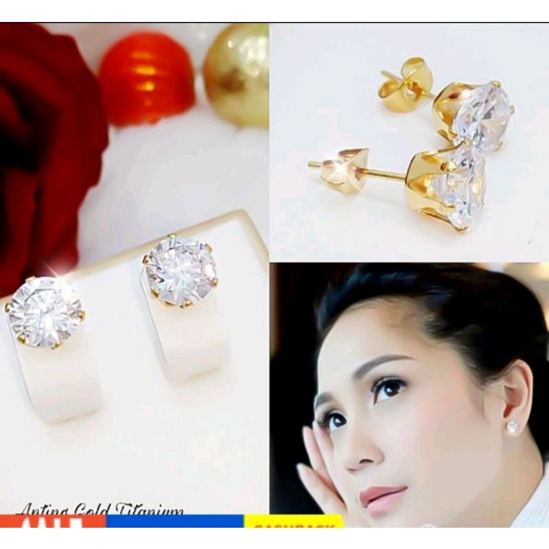 Anting Titanium Gold A44M Nagita