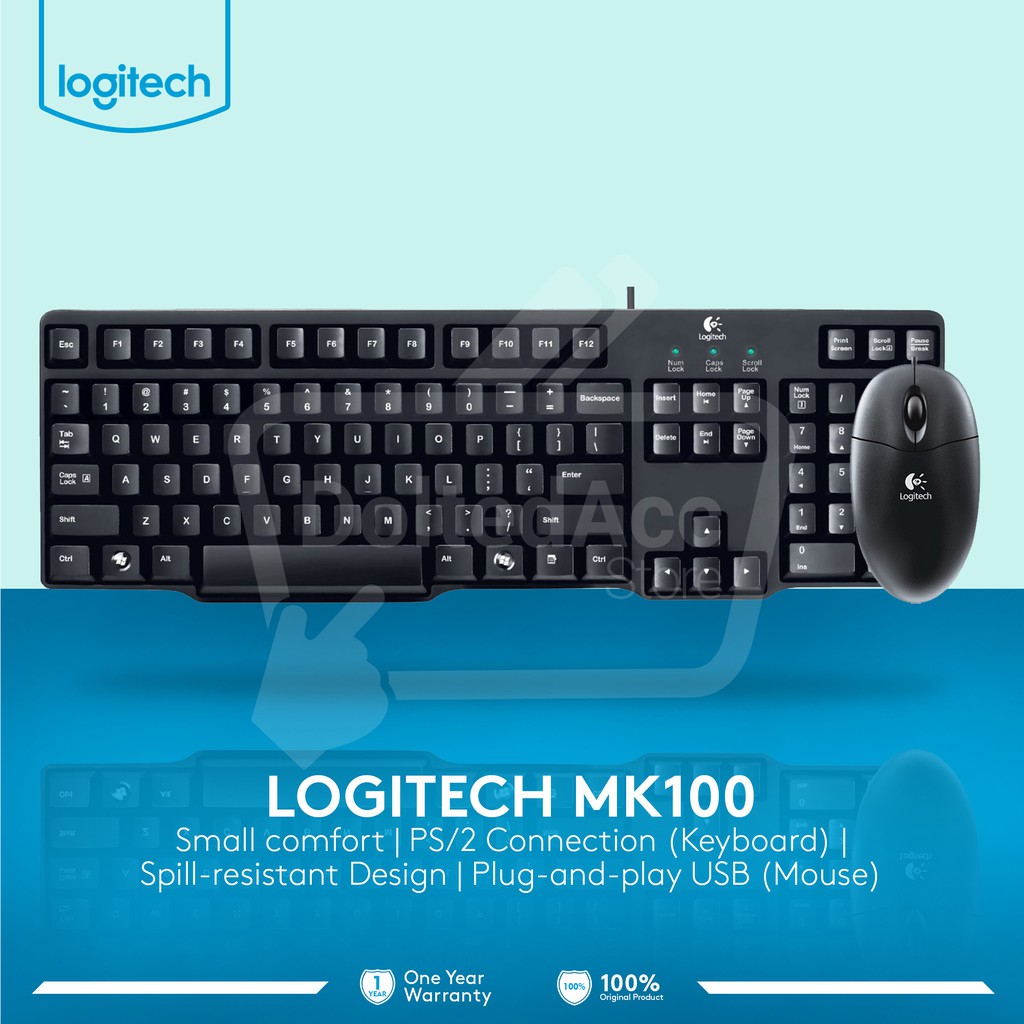 Logitech MK 100 Classic Desktop
