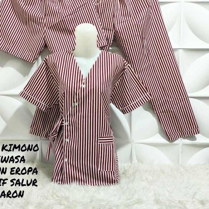 ➸ Piyama Kimono 3 in 1 dewasa Bermotif/karakter ◄