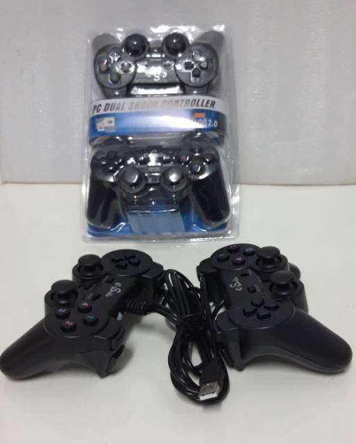 EM Gamepad Joy Stick Getar Hitam Double stick