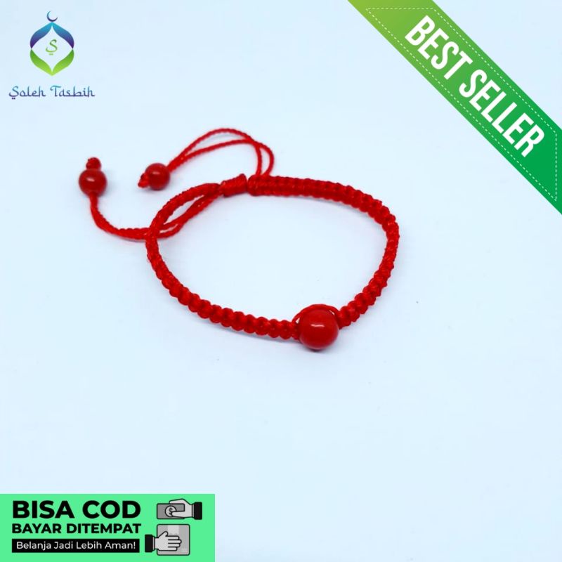Gelang Rajut Handmade, Gelang Pria, Gelang Wanita Kekinian!!Bisa Request Warna Benang Dan Butiran