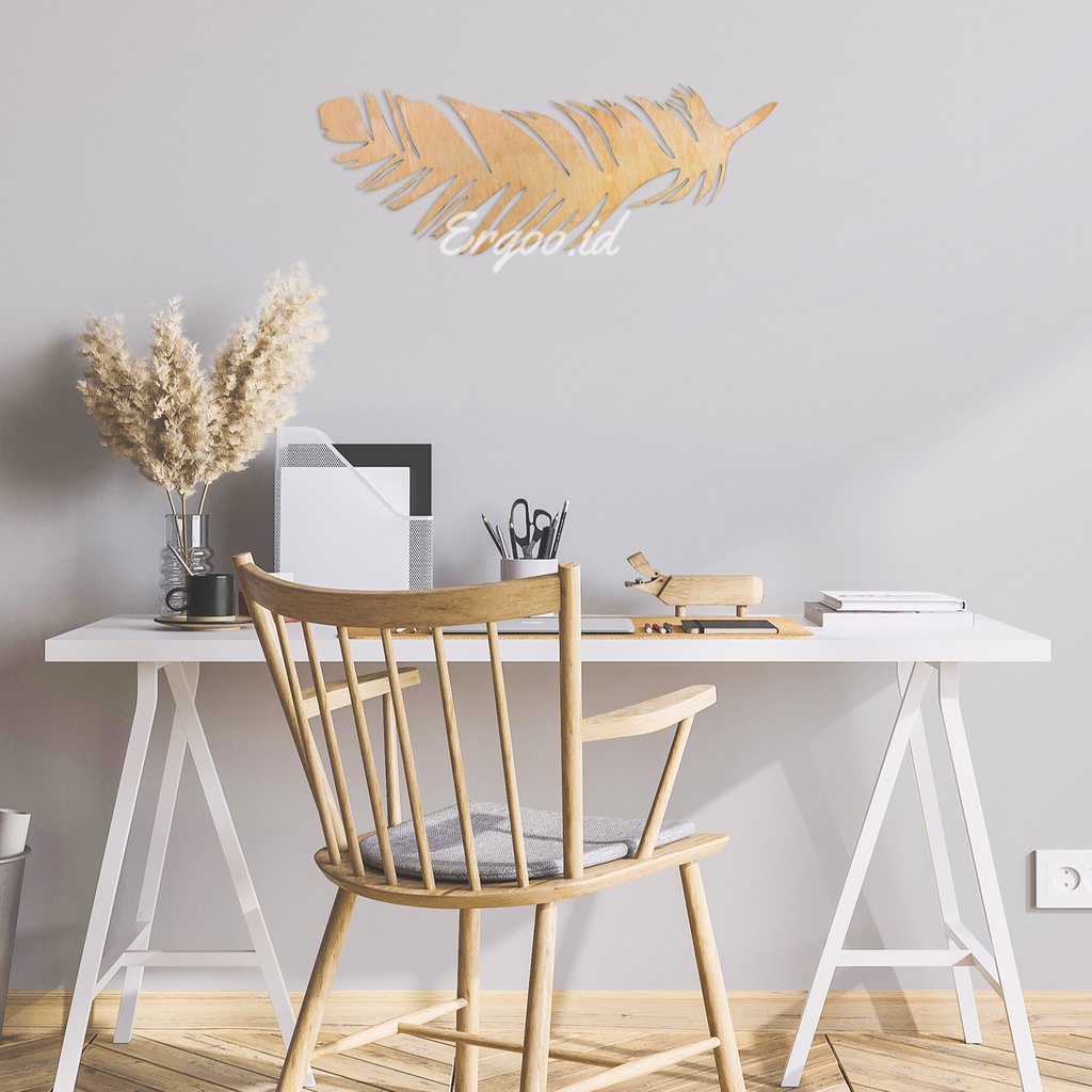 ERGOO Wall Decor - Feather