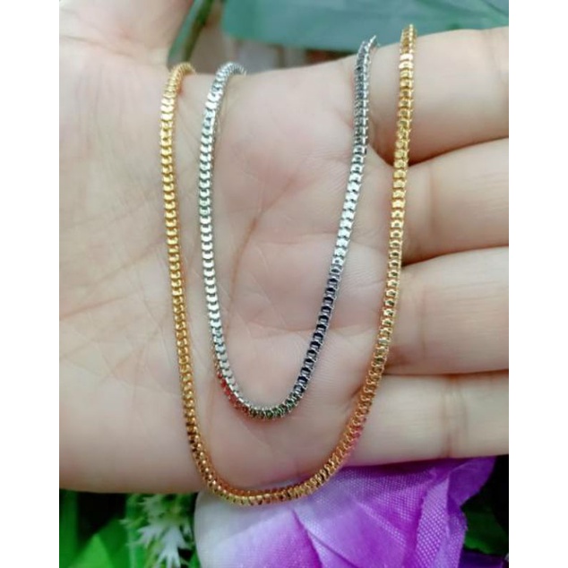 Kalung milano kaca dewasa 45 cm 60 cm