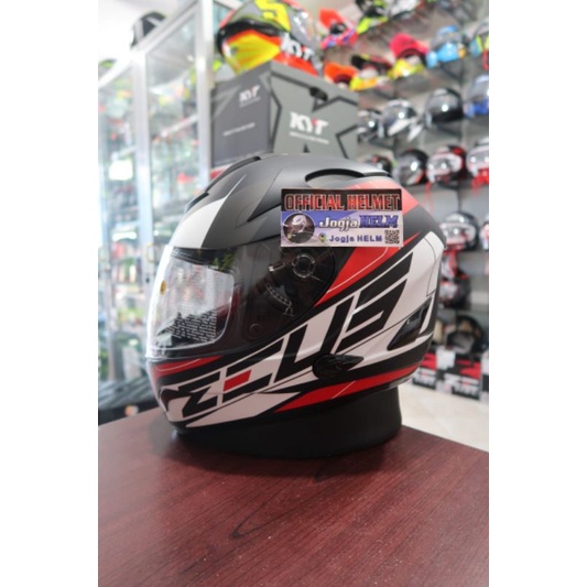 HELM ZEUS 813 Black-Zeus 806 Bk Red Matt
