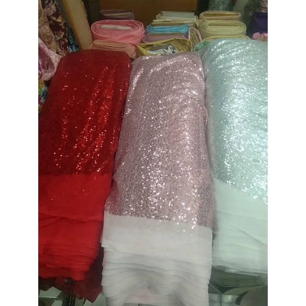 KAIN BACKDROP SERIBU PAYET SEQUIN