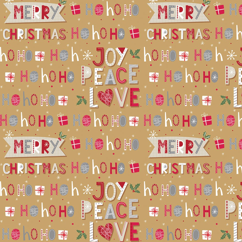

Kertas Kado Natal Harvest / Wrapping Paper Xmas Joyland Brown