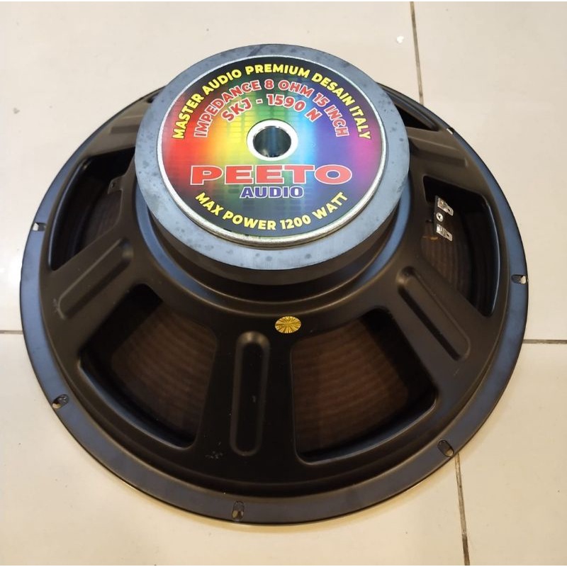 Speaker Component PEETO 15 Inch SKJ-1590 N Master Audio Premium Italy